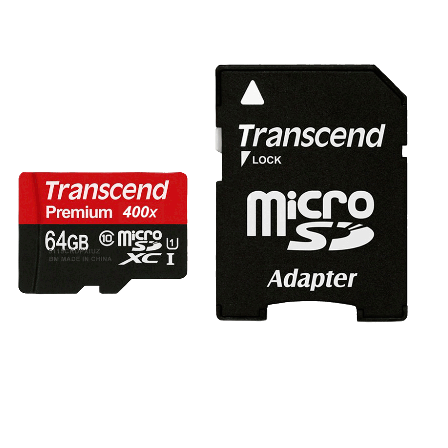 Карта памяти Transcend microSD 64 GB Class 10