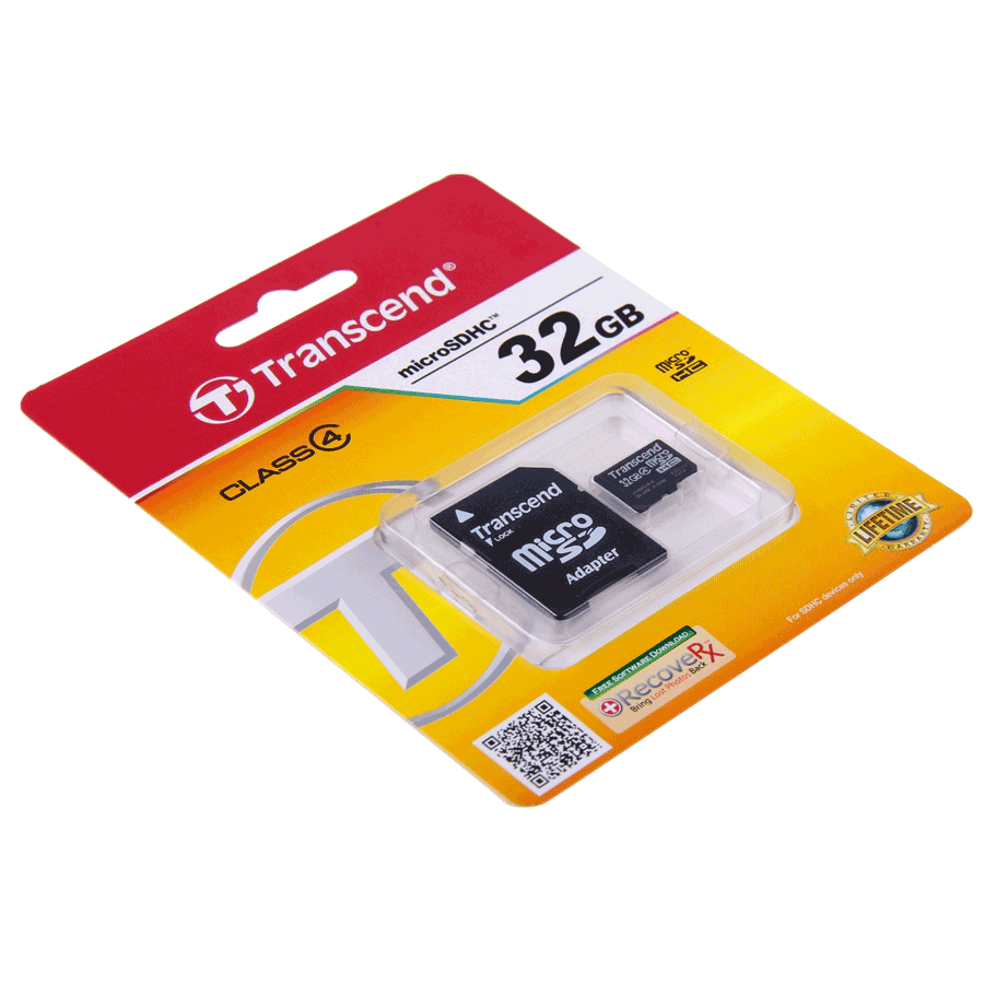 Карта памяти Transcend microSD 32 GB Class 4