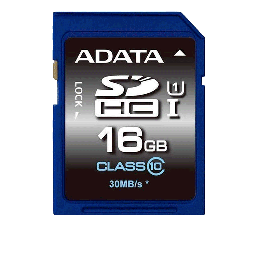 Карта памяти ADATA SDHC 16 GB class 10 UHS-1